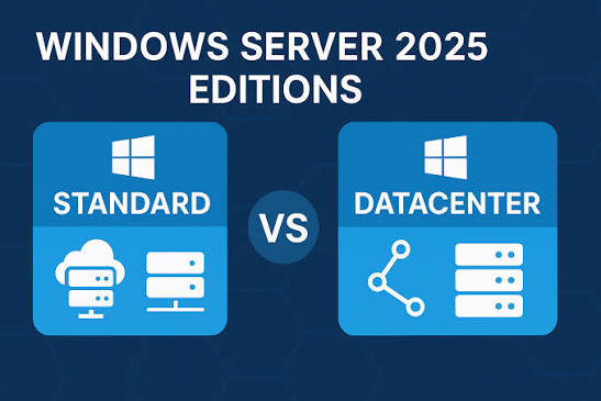  Windows Server 2025 Standard vs Datacenter   